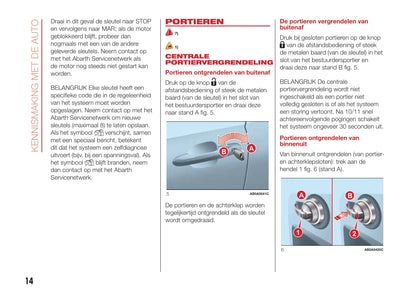 2016-2017 Abarth 500 Owner's Manual | Dutch