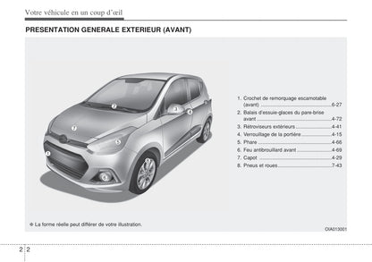 2014-2015 Hyundai i10 Gebruikershandleiding | Frans