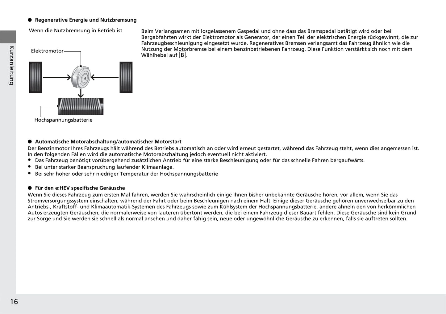 2020-2021 Honda Jazz Hybrid Owner's Manual | German