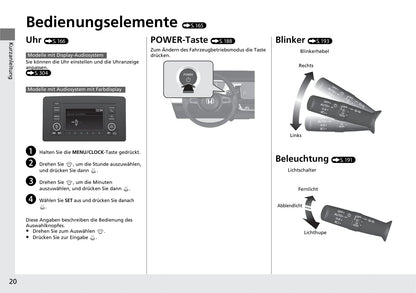 2020-2021 Honda Jazz Hybrid Owner's Manual | German