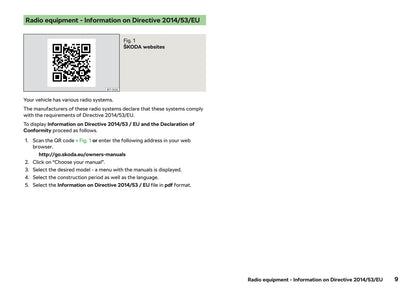 2018-2019 Skoda Kodiaq Gebruikershandleiding | Engels