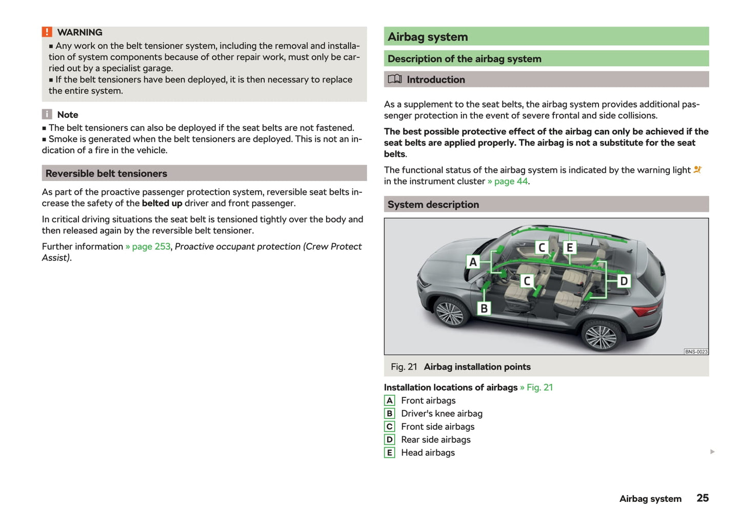 2018-2019 Skoda Kodiaq Gebruikershandleiding | Engels