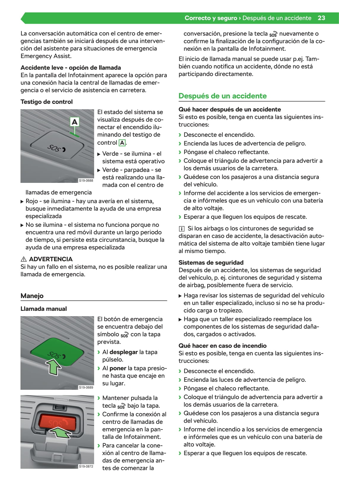 2020-2021 Skoda Octavia Gebruikershandleiding | Spaans