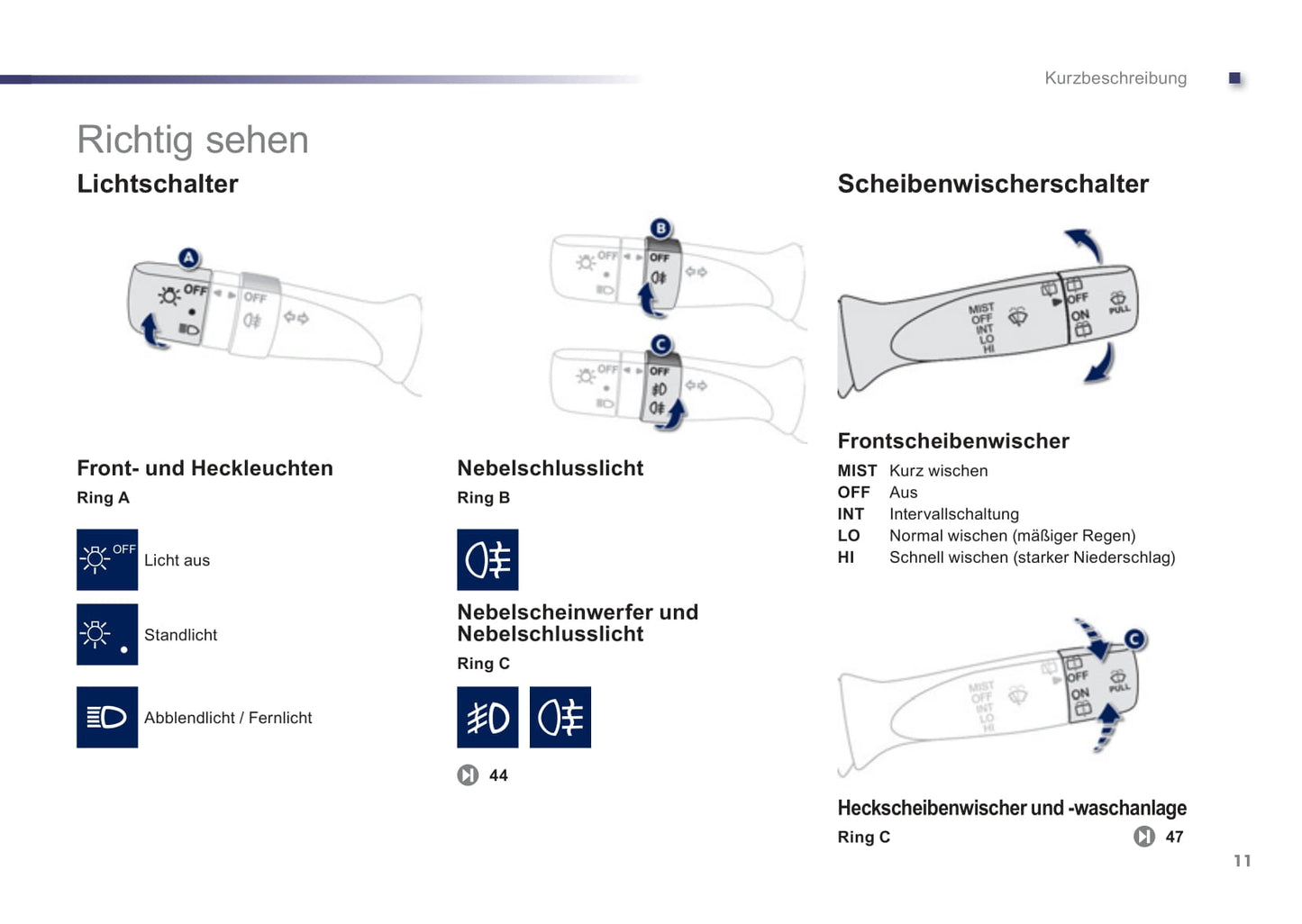 2012-2014 Peugeot 107 Bedienungsanleitung | Deutsch