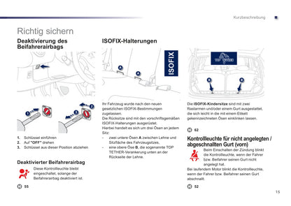 2012-2014 Peugeot 107 Bedienungsanleitung | Deutsch