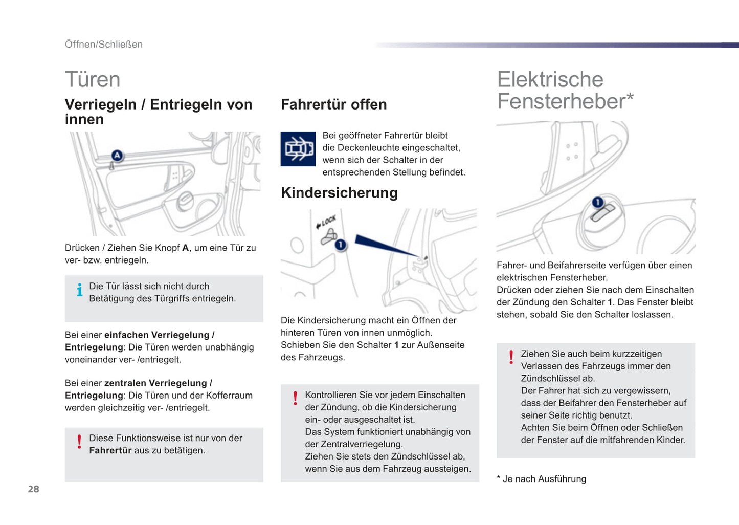 2012-2014 Peugeot 107 Bedienungsanleitung | Deutsch