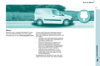 2015-2017 Peugeot Partner Electric Gebruikershandleiding | Nederlands