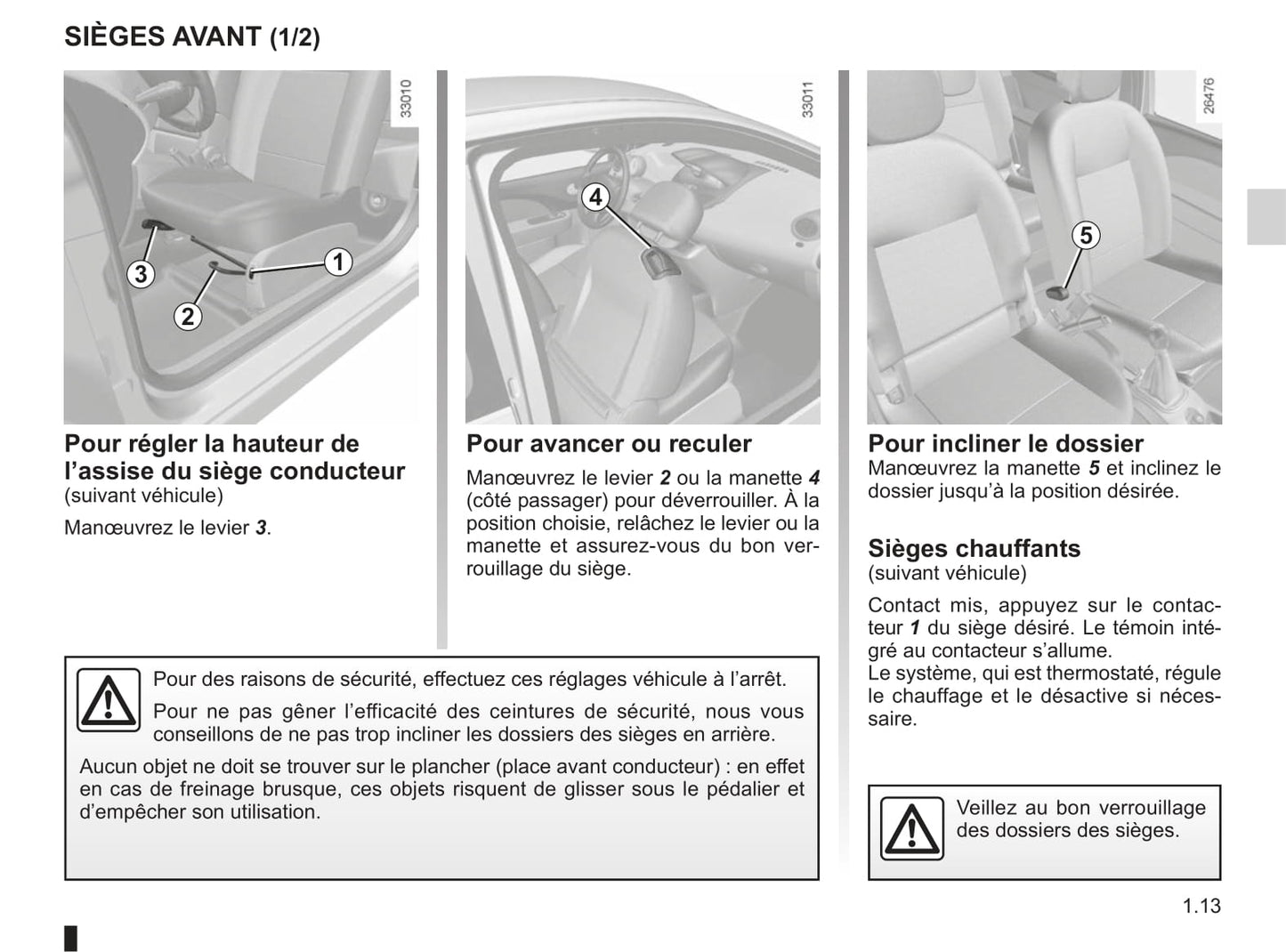 2013-2014 Renault Twingo Owner's Manual | French