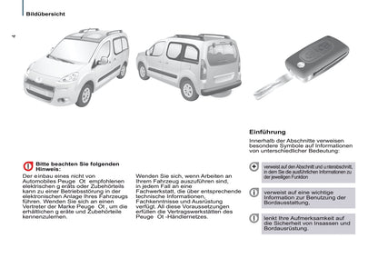 2014-2015 Peugeot Partner Tepee Gebruikershandleiding | Duits