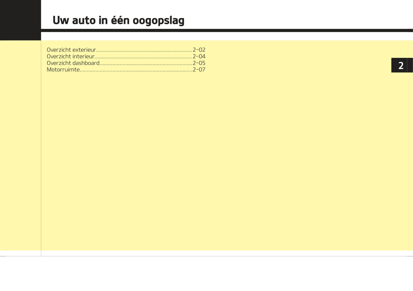 2019-2020 Kia Sorento Owner's Manual | Dutch