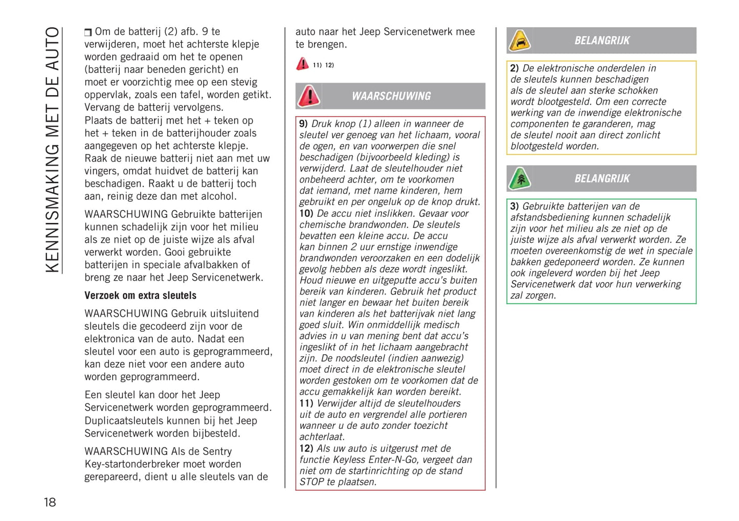 2021-2022 Jeep Compass Owner's Manual | Dutch