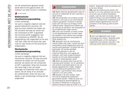 2021-2022 Jeep Compass Owner's Manual | Dutch