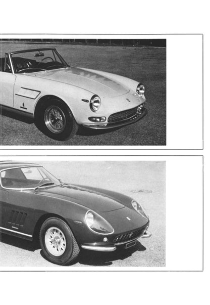 1965 Ferrari 275 GTB/275 GTS Owner's Manual | English