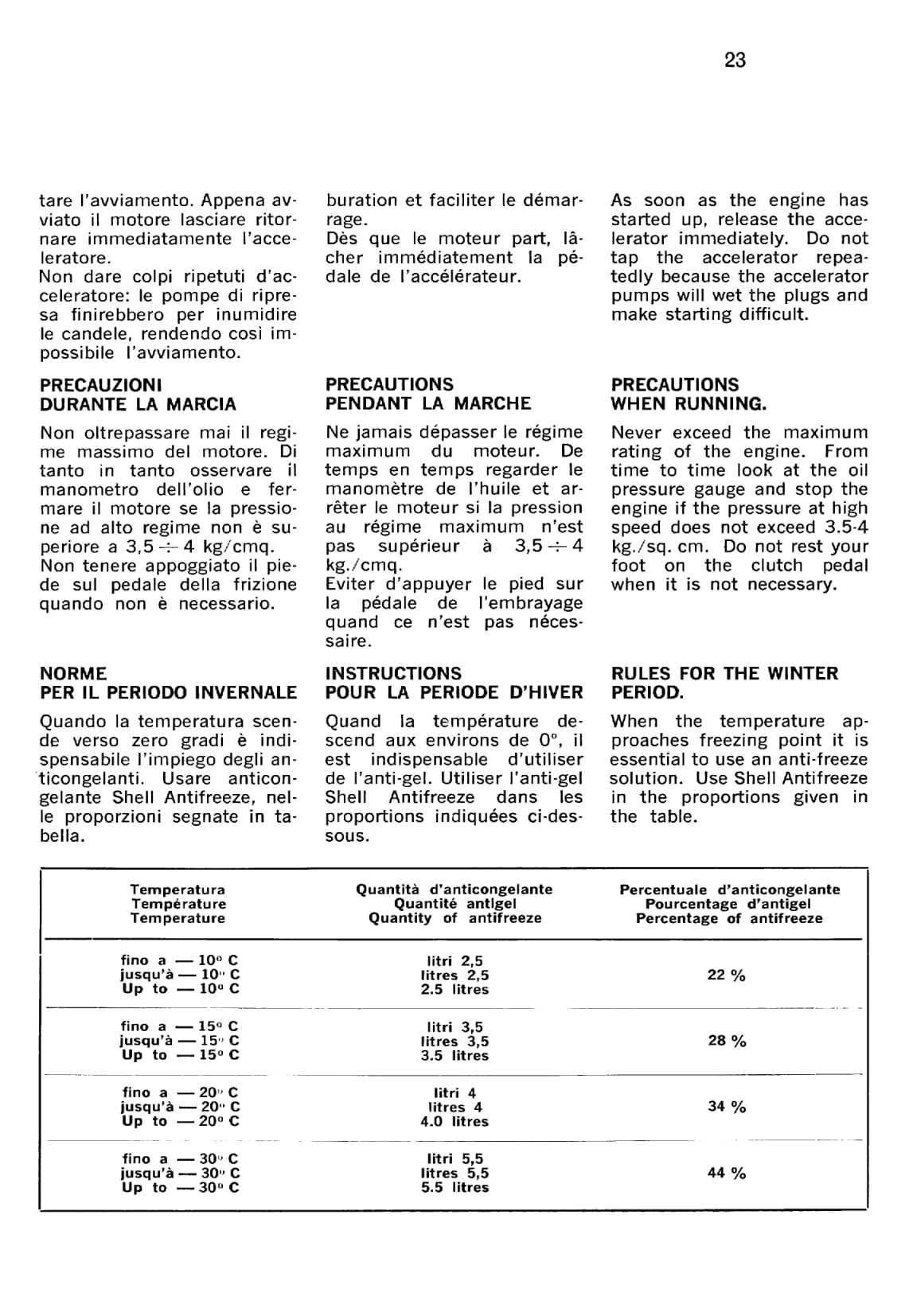 1965 Ferrari 275 GTB/275 GTS Owner's Manual | English