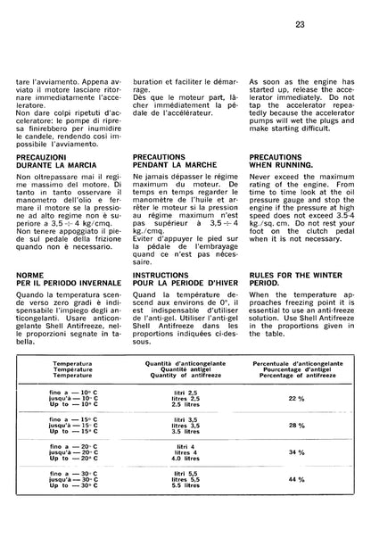 1965 Ferrari 275 GTB/275 GTS Owner's Manual | English