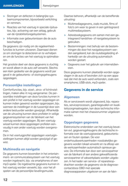 2020-2021 BMW 5 Series Owner's Manual | Dutch