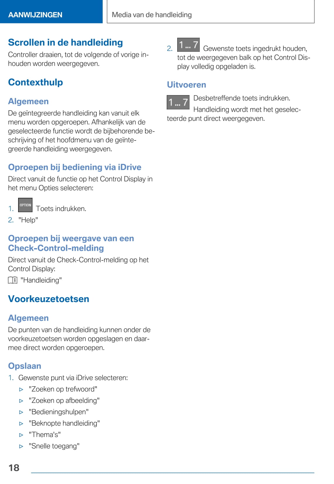 2020-2021 BMW 5 Series Owner's Manual | Dutch