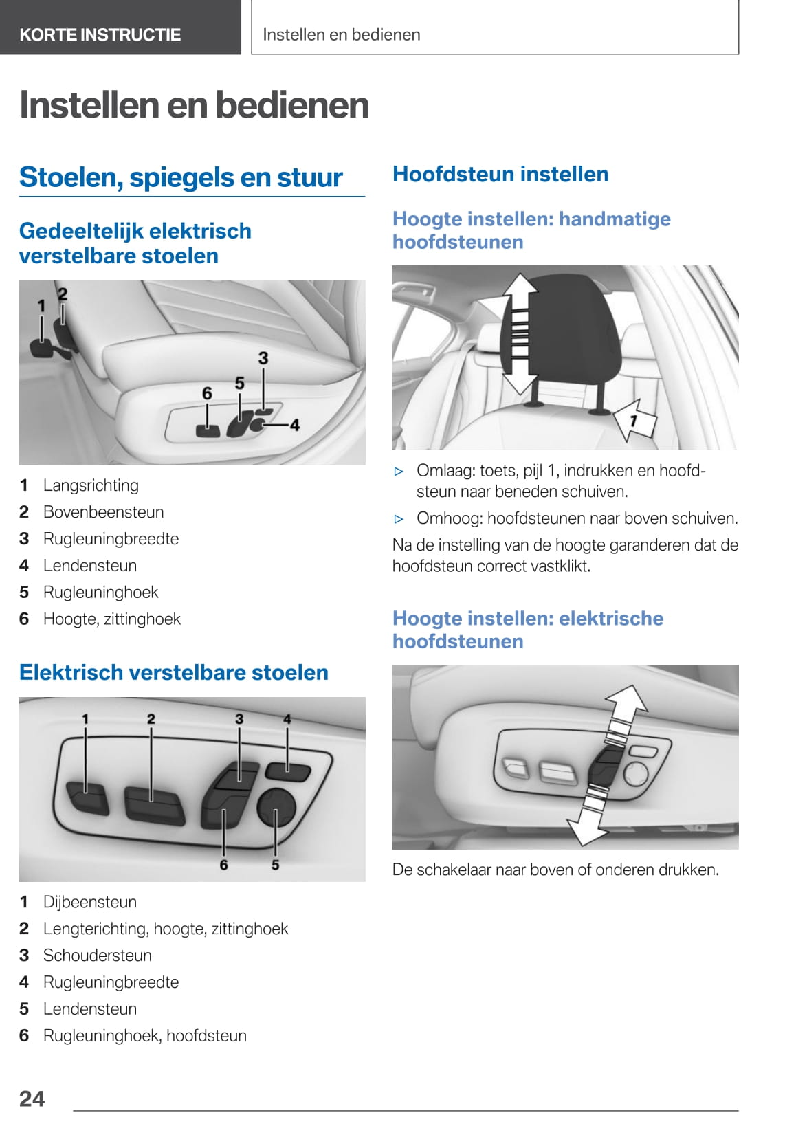 2020-2021 BMW 5 Series Owner's Manual | Dutch