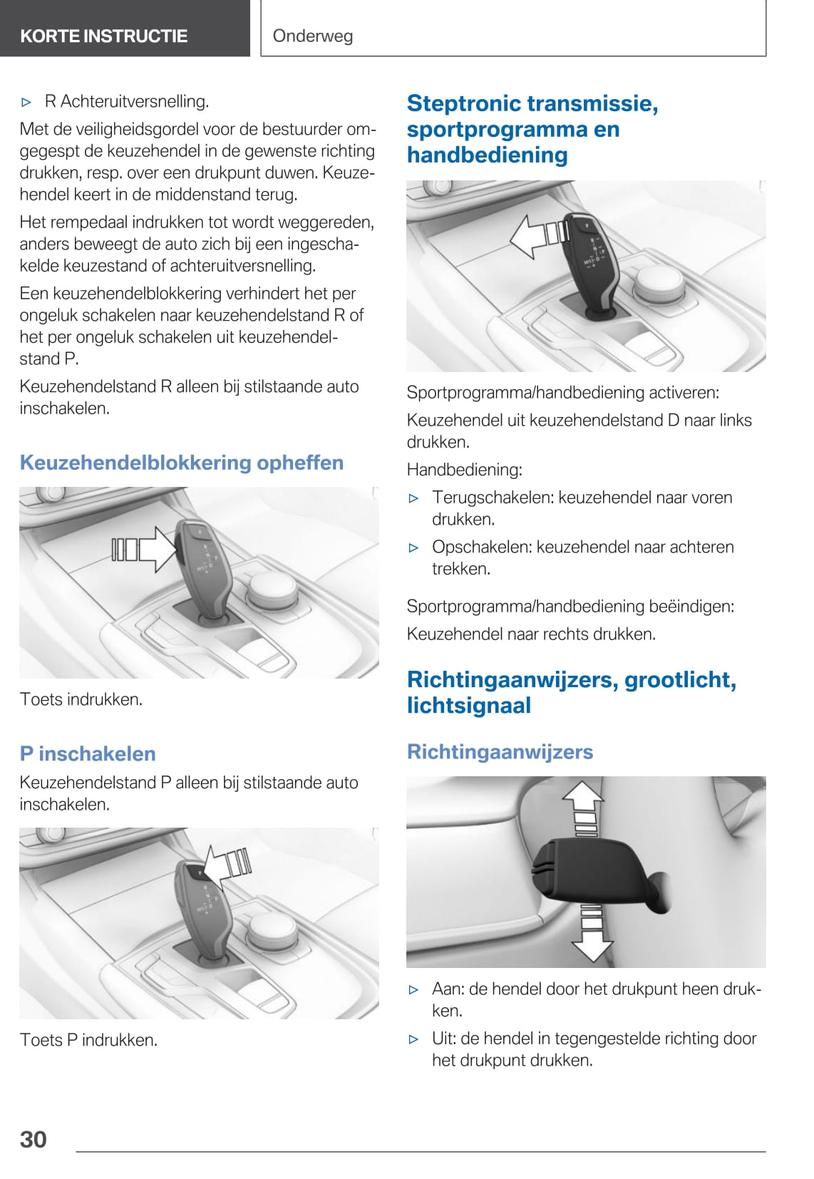 2020-2021 BMW 5 Series Owner's Manual | Dutch