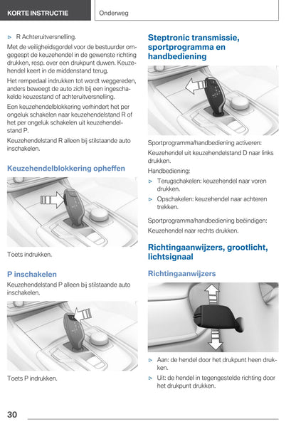 2020-2021 BMW 5 Series Owner's Manual | Dutch