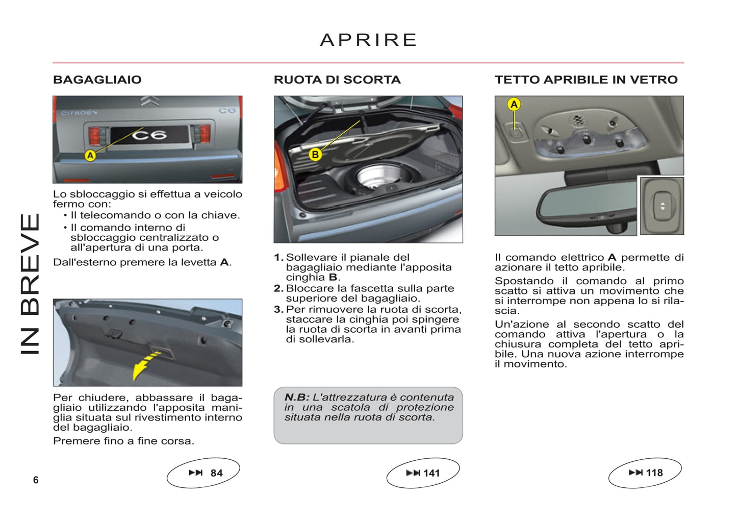 2011-2012 Citroën C6 Bedienungsanleitung | Italienisch