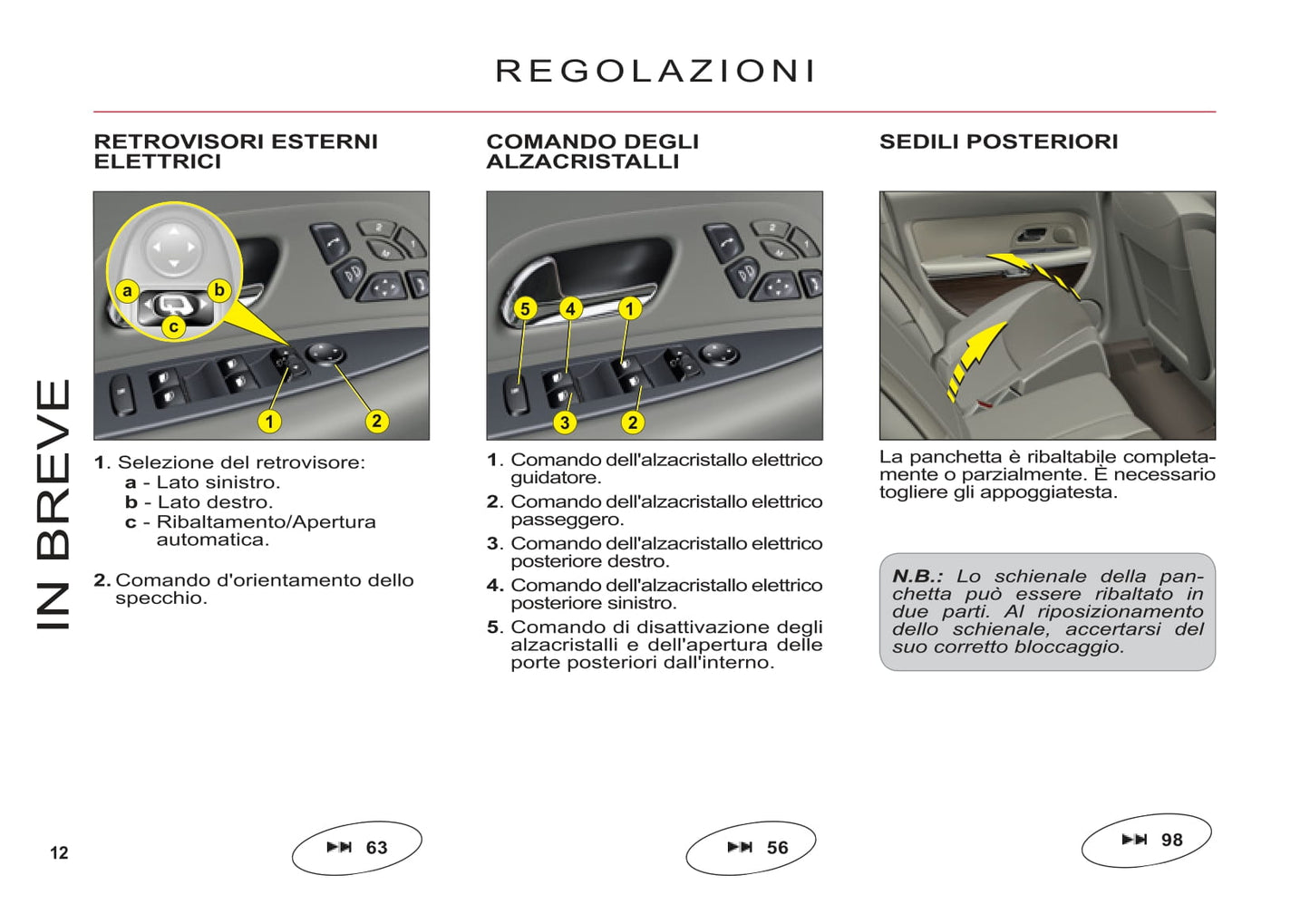 2011-2012 Citroën C6 Bedienungsanleitung | Italienisch