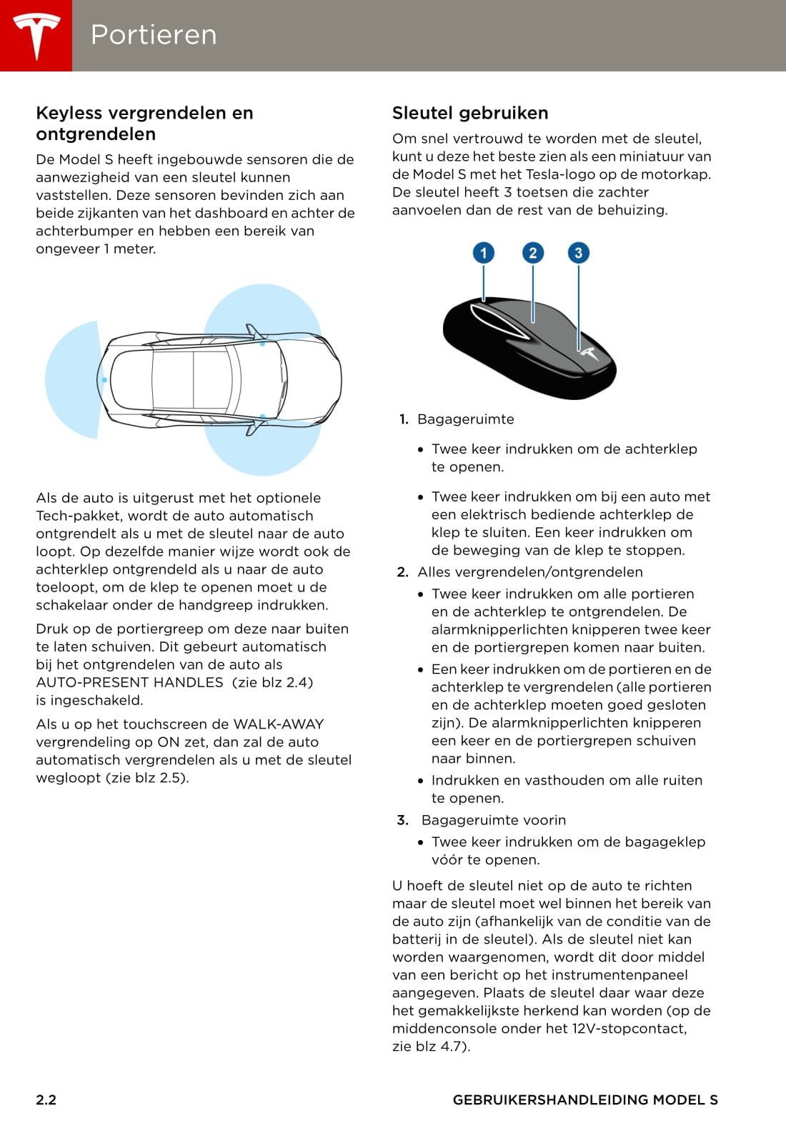 2013-2016 Tesla Model S Manuel du propriétaire | Néerlandais