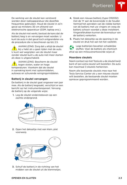 2013-2016 Tesla Model S Manuel du propriétaire | Néerlandais