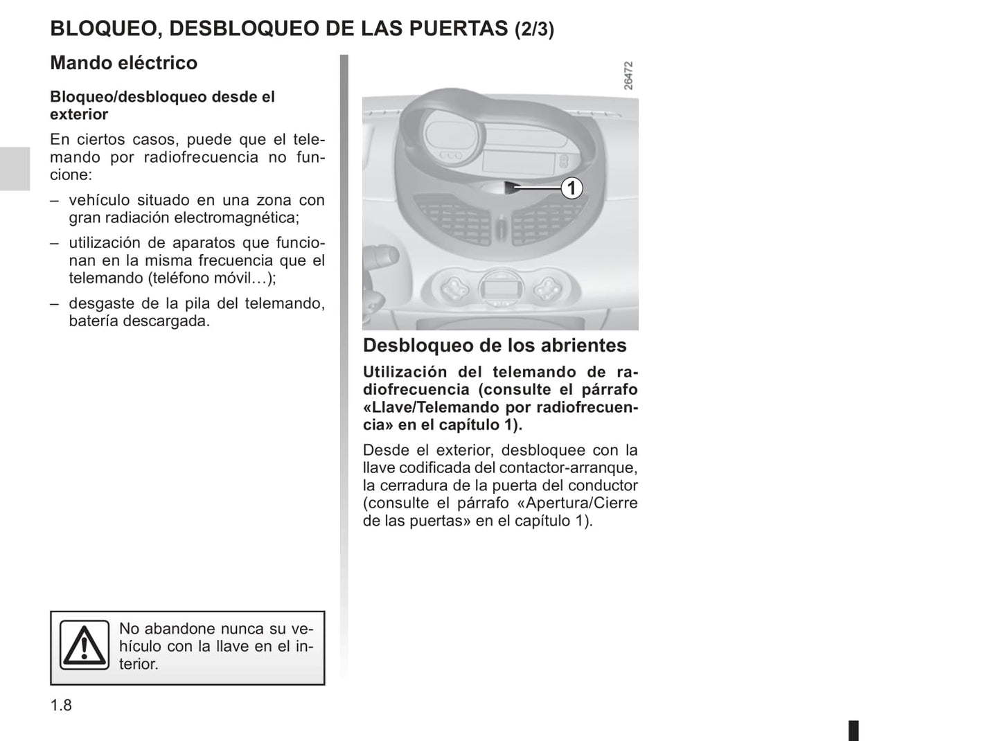 2013-2014 Renault Twingo Owner's Manual | Spanish