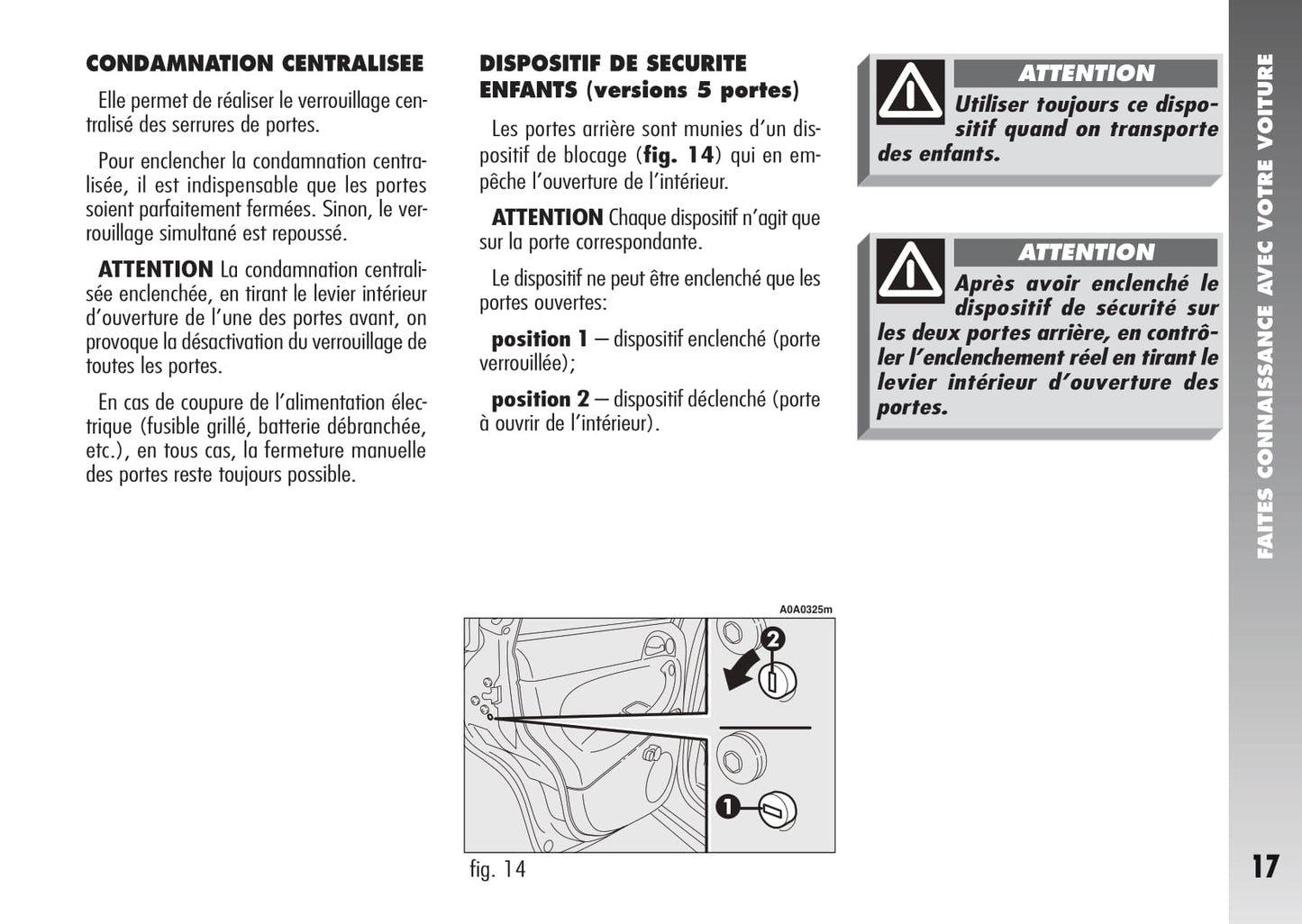 2007-2010 Alfa Romeo 147 Gebruikershandleiding | Frans