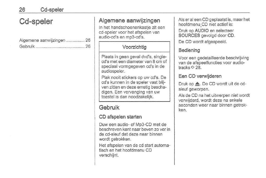 Opel Crossland Infotainment Handleiding 2020 - 2023