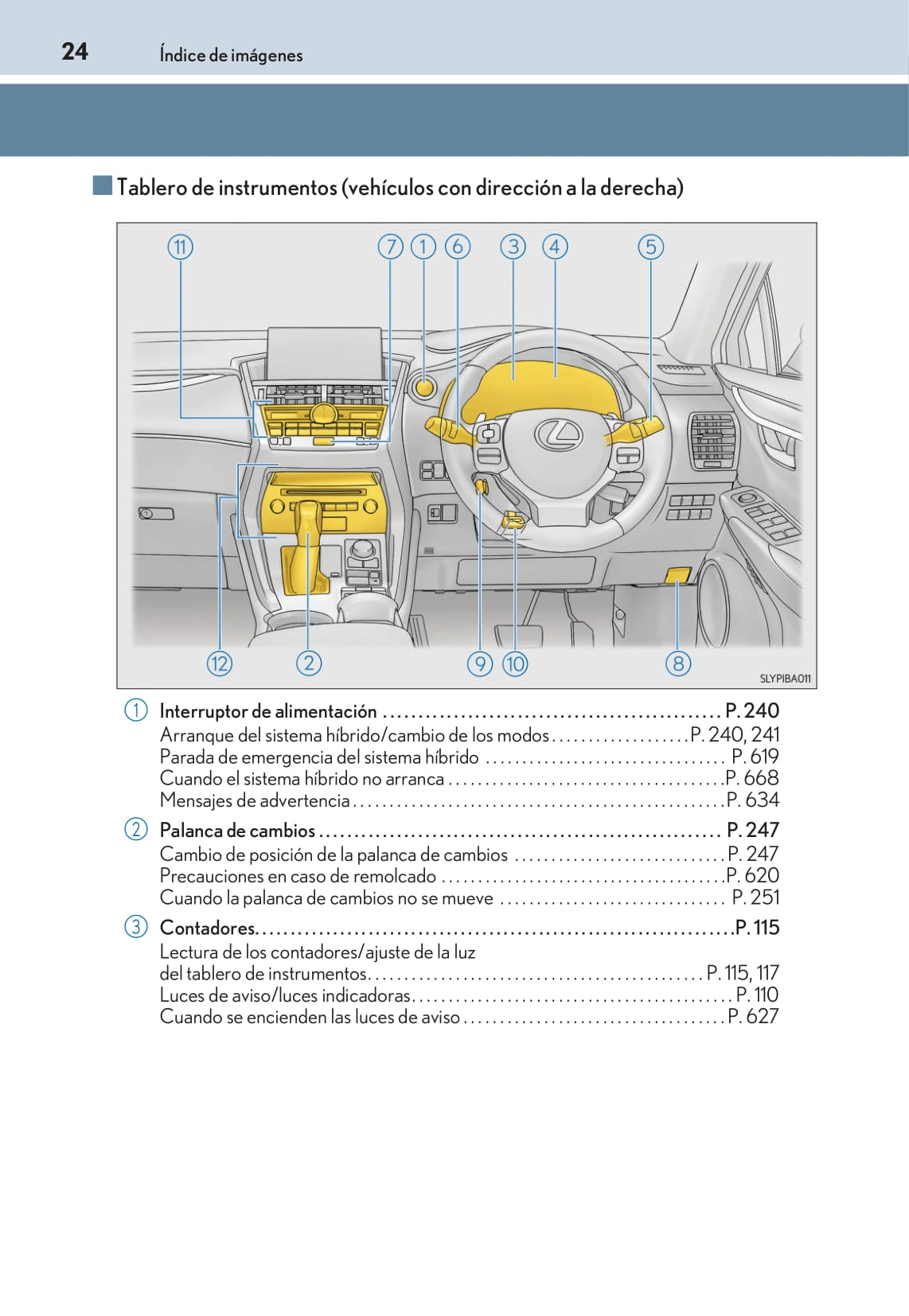 2014-2017 Lexus NX 300h Manuel du propriétaire | Espagnol