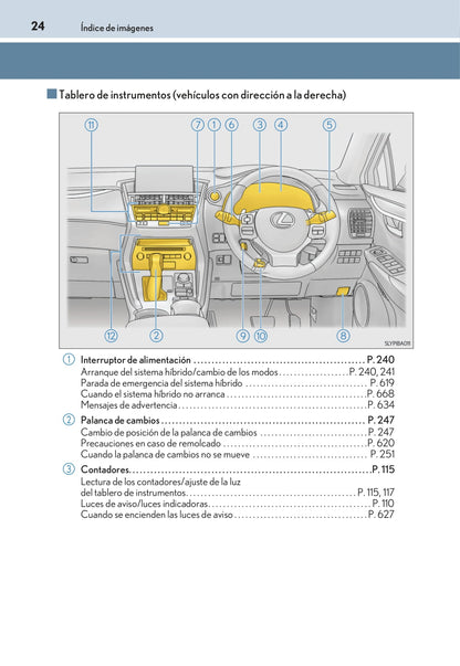 2014-2017 Lexus NX 300h Manuel du propriétaire | Espagnol