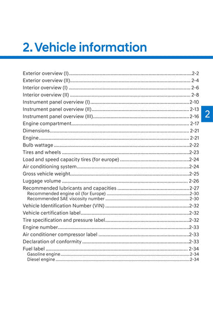 2021-2022 Hyundai Tucson Gebruikershandleiding | Engels