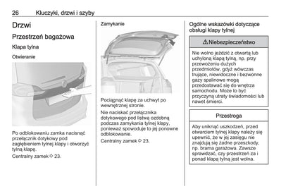 2016-2020 Opel Zafira/Zafira Tourer Gebruikershandleiding | Pools