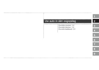 2004-2005 Kia Picanto Bedienungsanleitung | Niederländisch