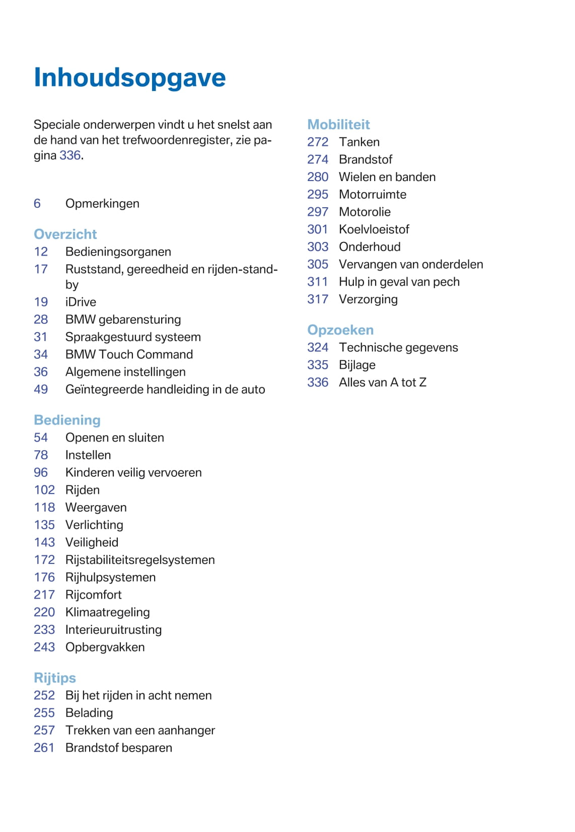 2015-2016 BMW 7 Series Owner's Manual | Dutch