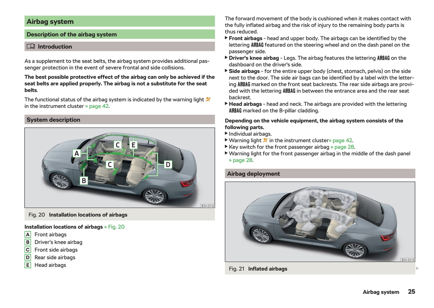 2018-2019 Skoda Superb Gebruikershandleiding | Engels