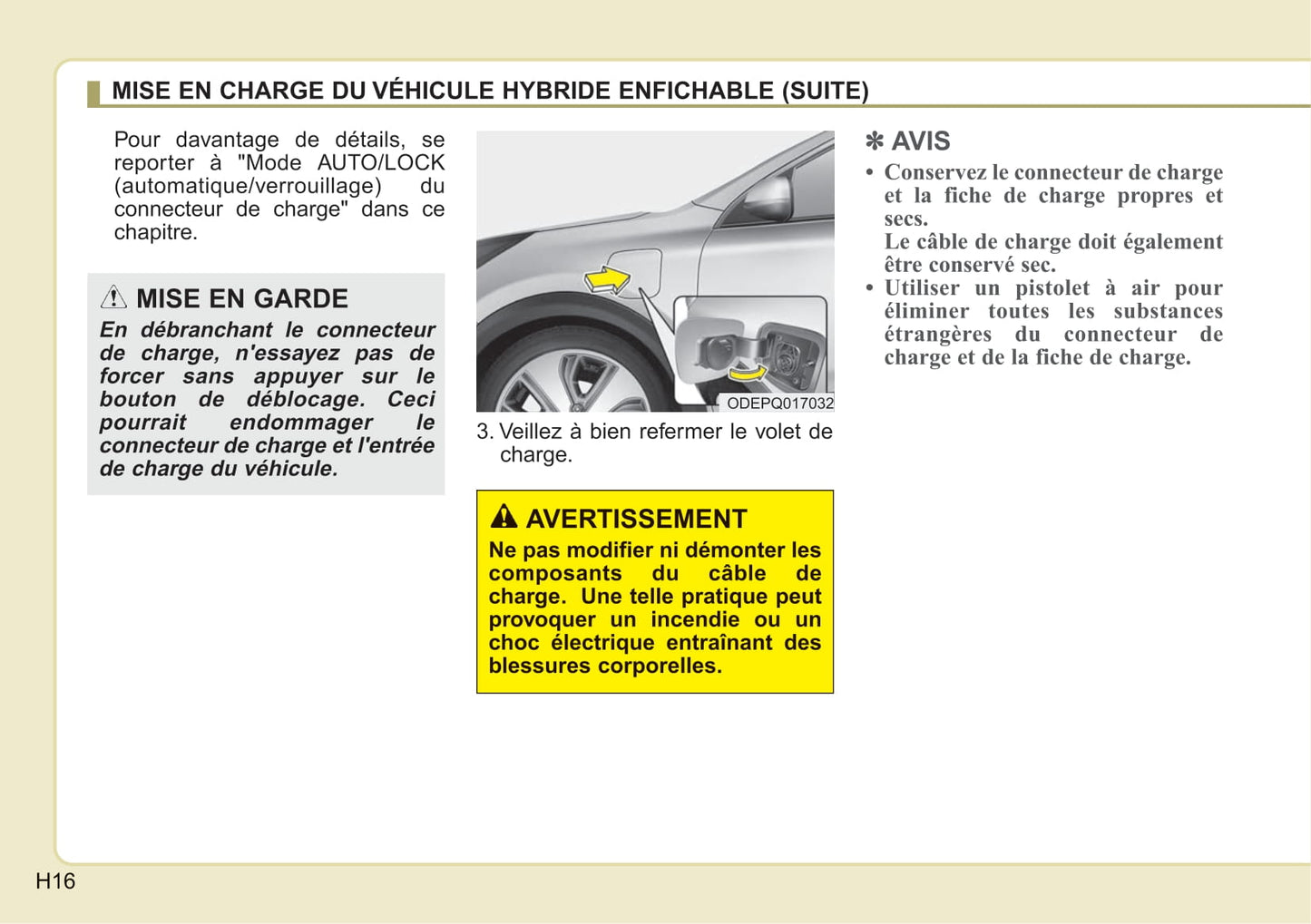 2016-2019 Kia Niro Manuel du propriétaire | Français