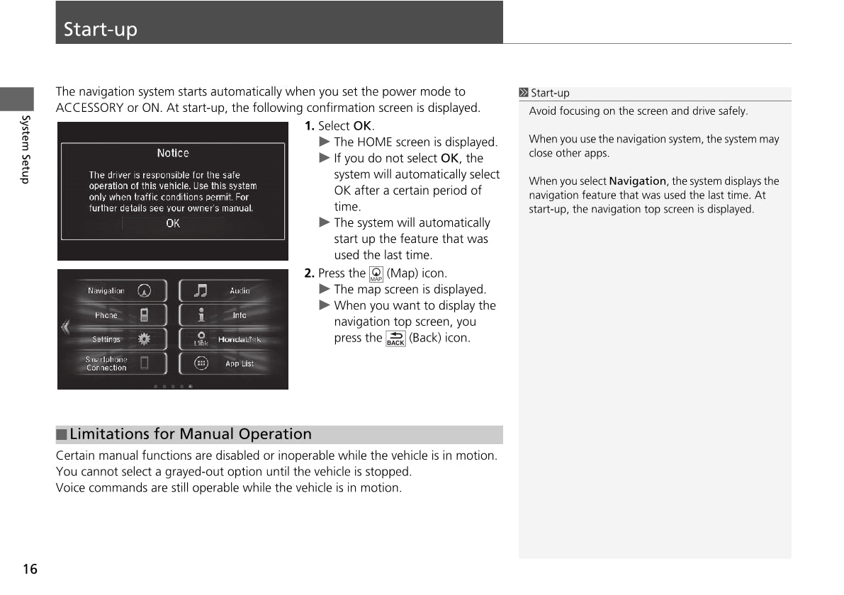 Honda CR-V Navigation Owner's Manual 2017