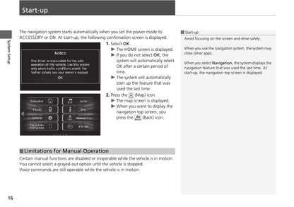 Honda CR-V Navigation Owner's Manual 2017