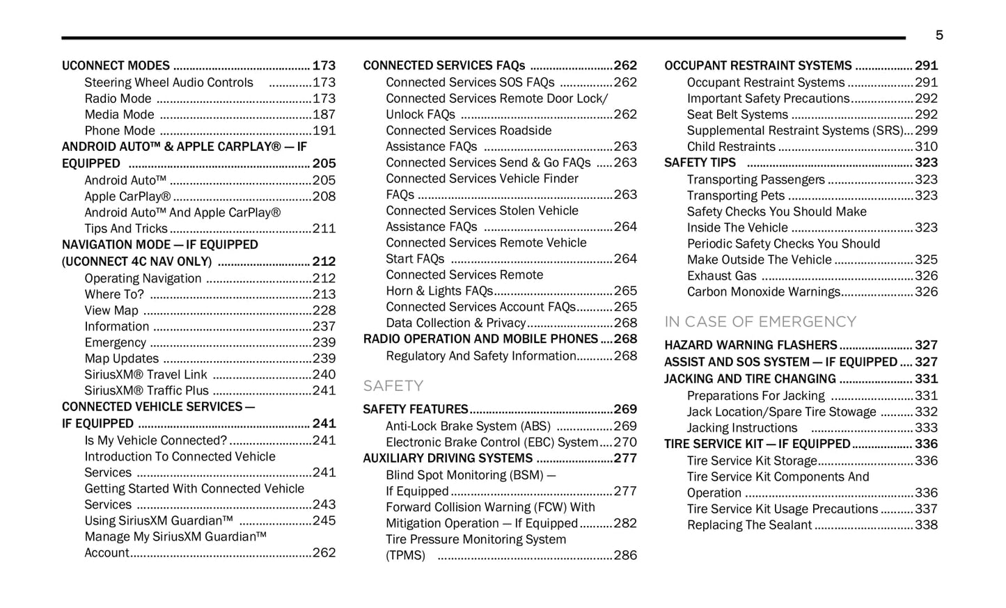 2021 Jeep Renegade Owner's Manual | English