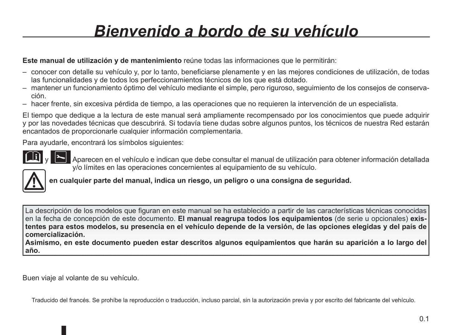 2018-2019 Renault Twingo Owner's Manual | Spanish