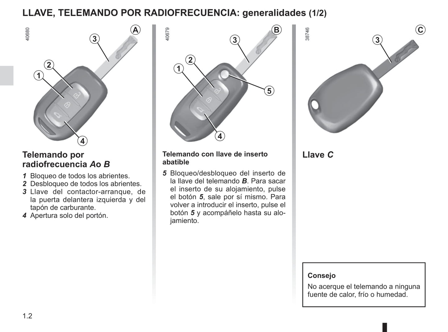 2018-2019 Renault Twingo Owner's Manual | Spanish