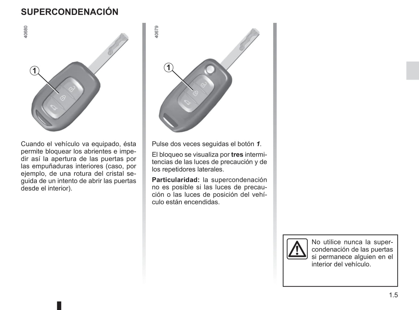 2018-2019 Renault Twingo Owner's Manual | Spanish