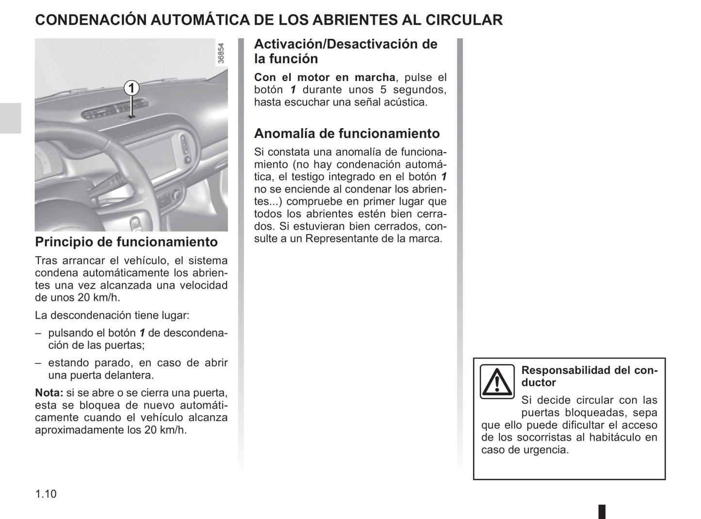 2018-2019 Renault Twingo Owner's Manual | Spanish