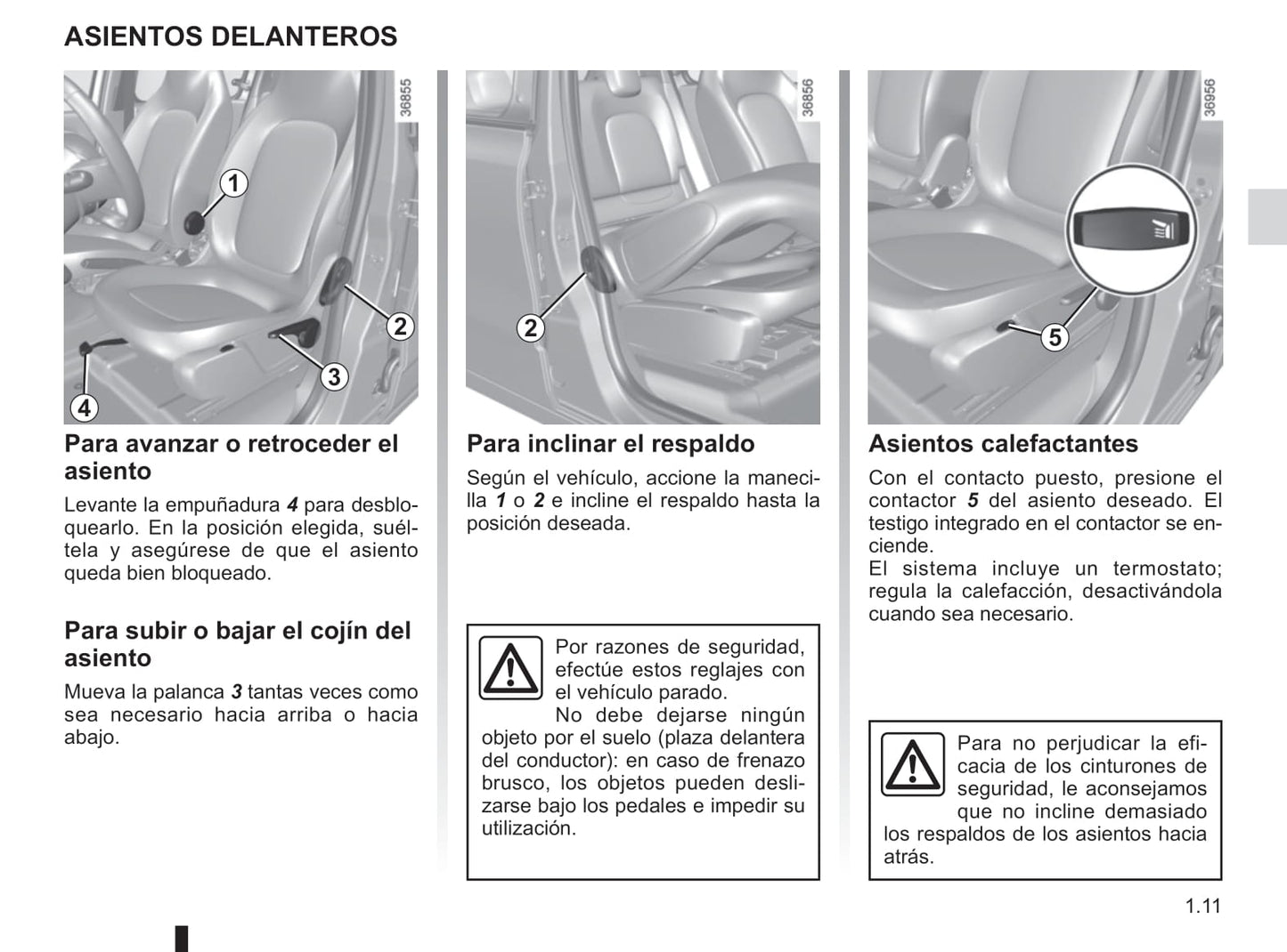 2018-2019 Renault Twingo Owner's Manual | Spanish