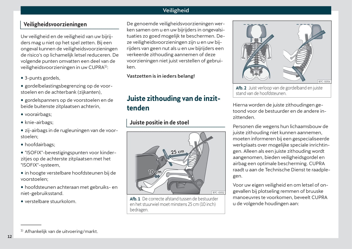 2019-2020 Cupra Ateca Owner's Manual | Dutch