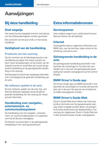 2020-2021 BMW 8 Series Cabrio Owner's Manual | Dutch