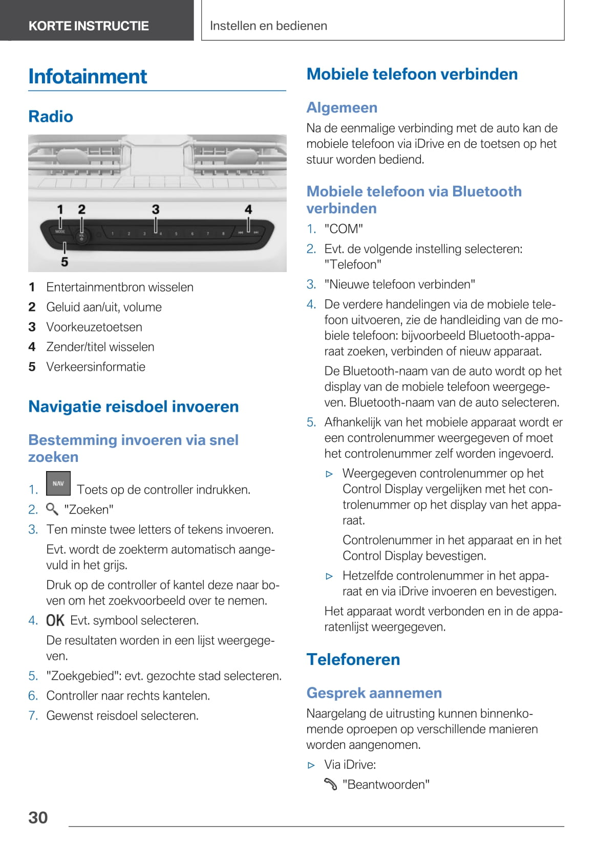 2020-2021 BMW 8 Series Cabrio Owner's Manual | Dutch